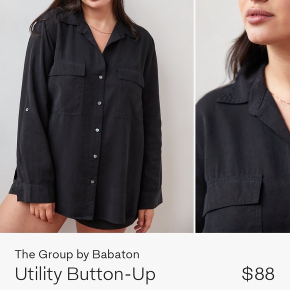 Babaton Tops - The group by Babaton Utility Button-up